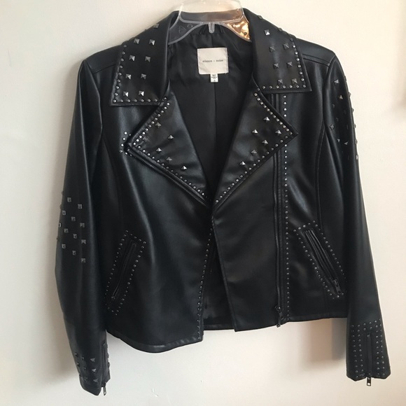 Urban Outfitters Leather Jacket - Picture 2 of 8
